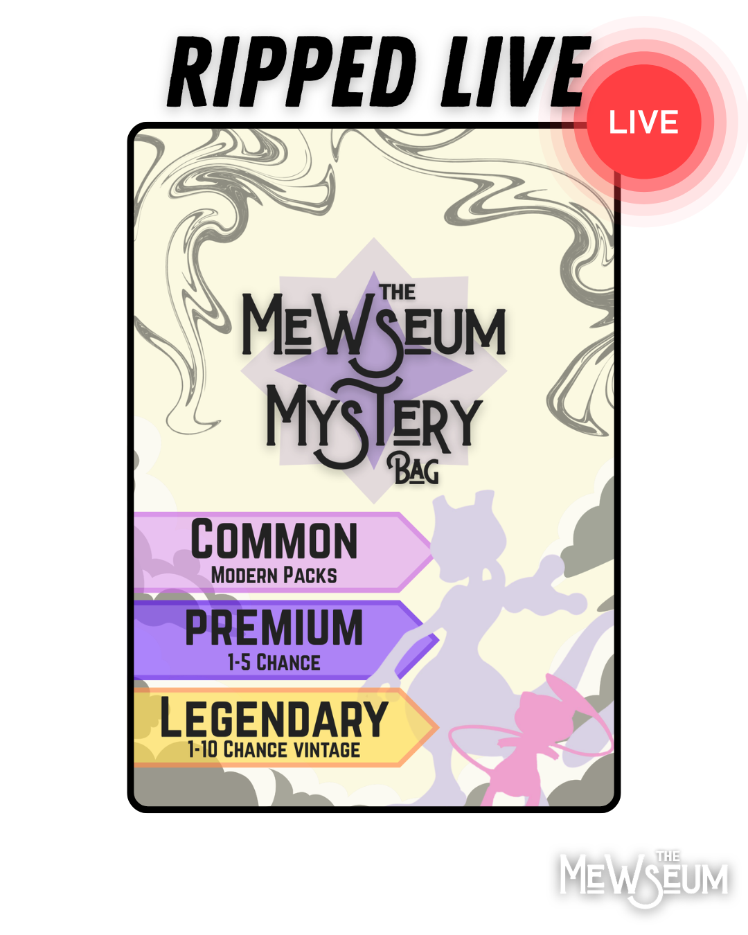 Mewseum Mystery Bag (RIPPED LIVE)