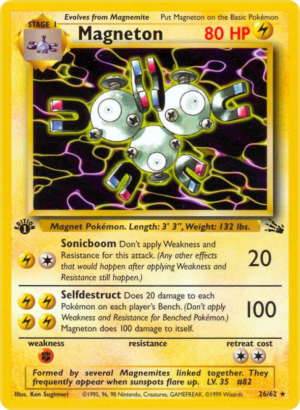 Magneton #26/62 - Fossil - Near Mint