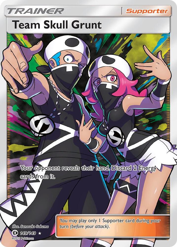 Team Skull Grunt (Full Art) #149/149 - SM Base Set - Near Mint