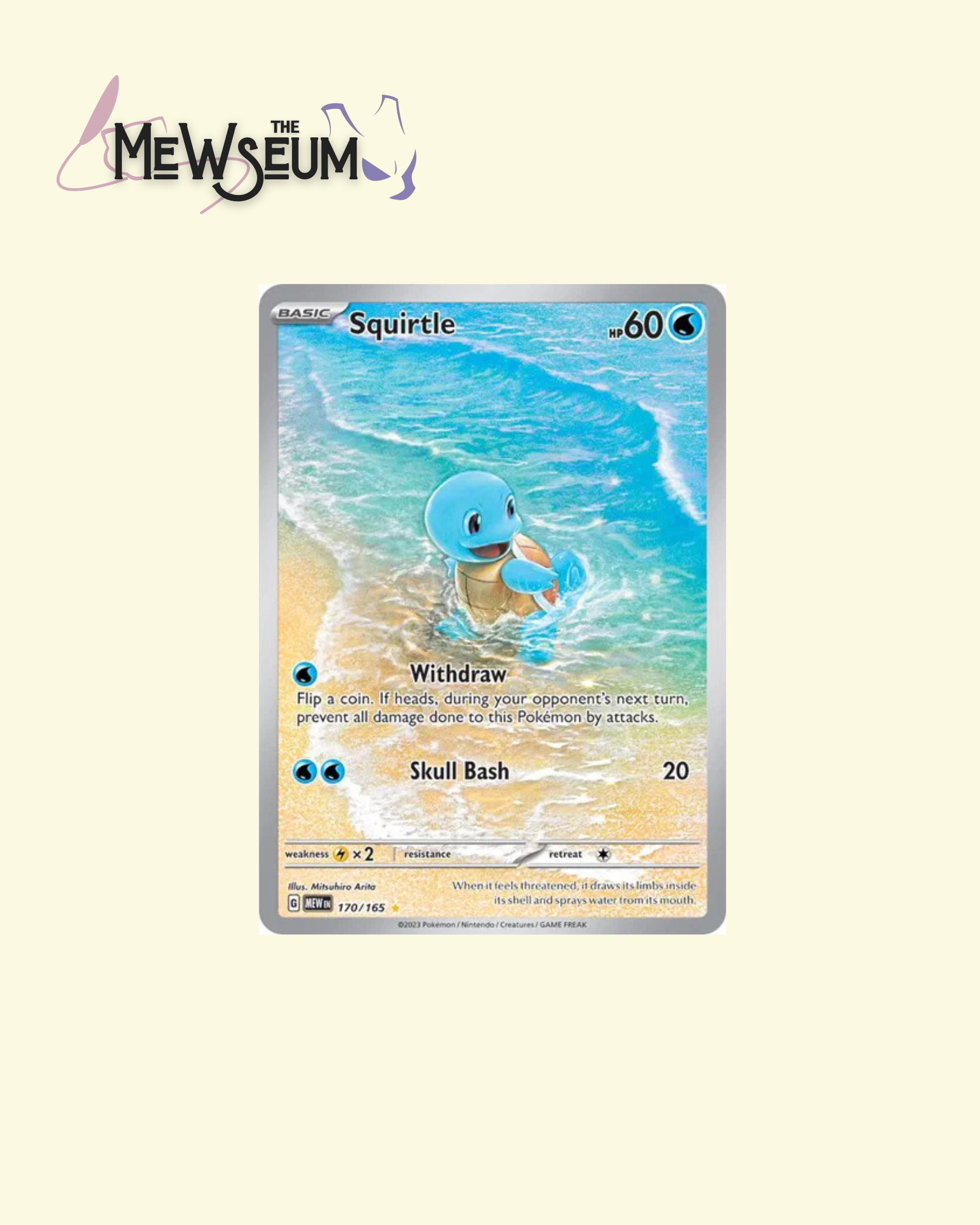Squirtle - 170/165 - SV: Scarlet & Violet 151 (MEW)