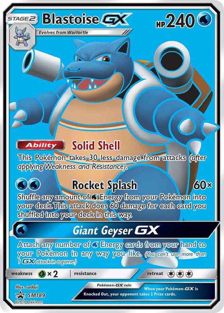 Blastoise GX #SM189 - SM Promos - Near Mint
