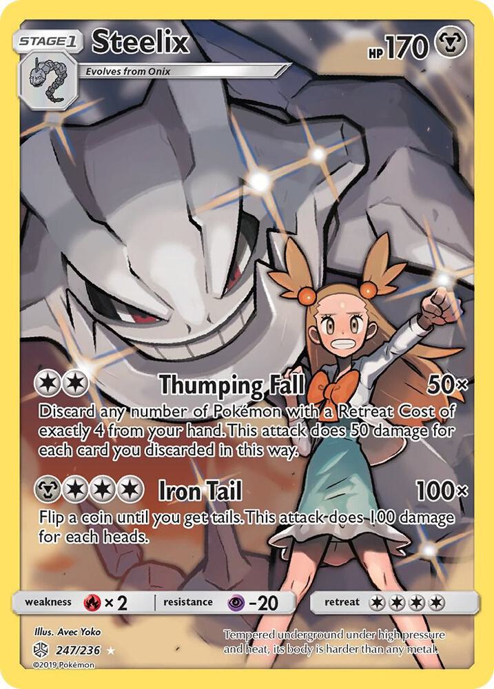 Steelix (Secret) #247/236 - SM - Cosmic Eclipse - Near Mint