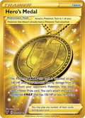 Hero's Medal (Secret) #201/185 - SWSH04: Vivid Voltage - Near Mint