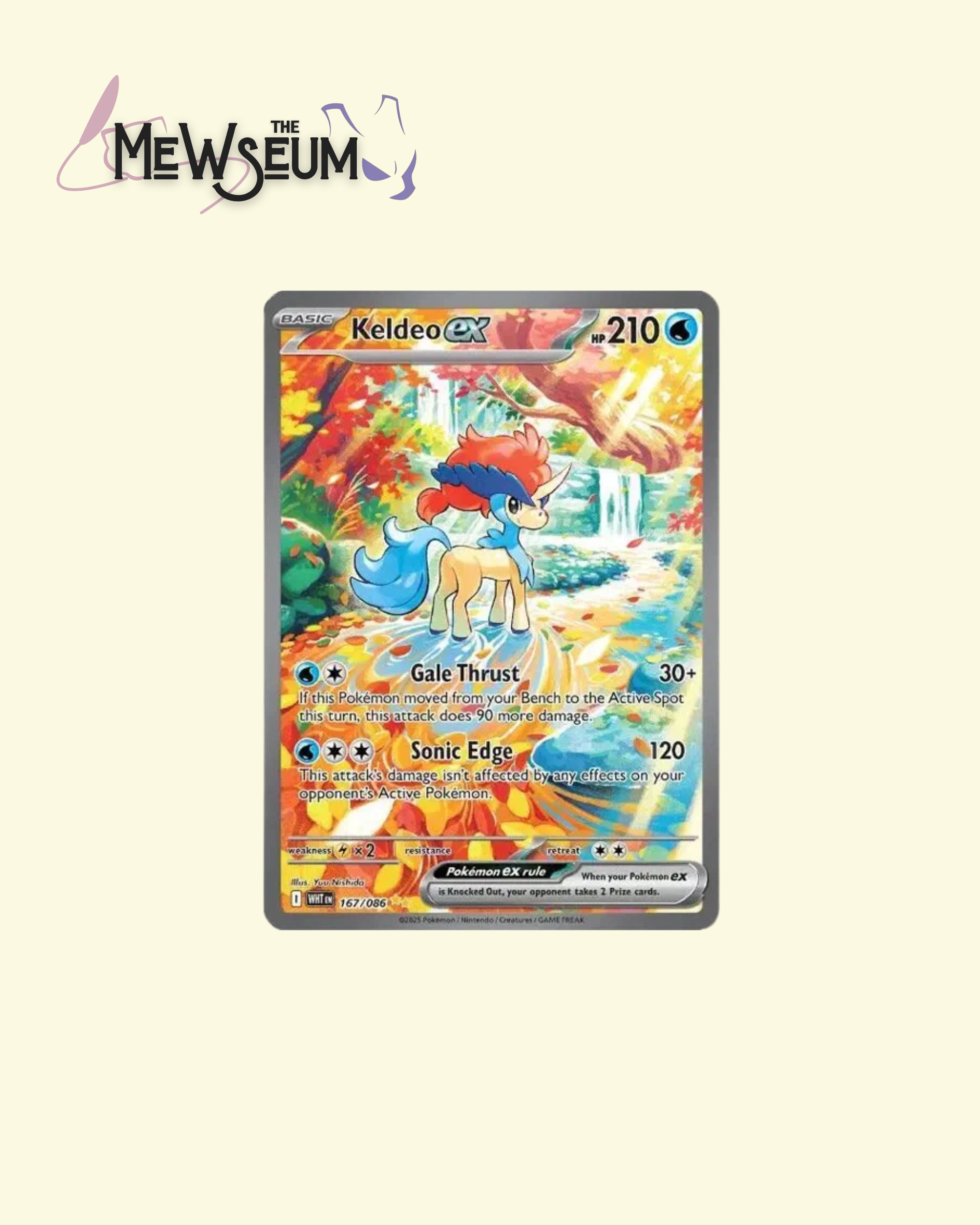 Keldeo ex - 167/086 - SV: White Flare (WHT)