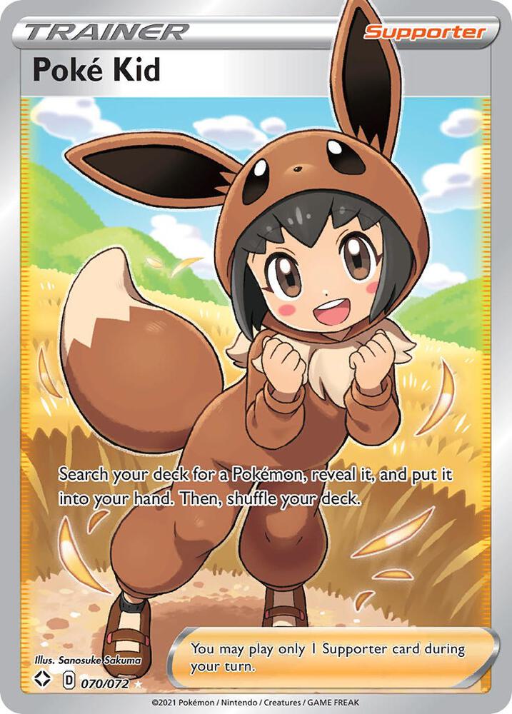 Poke Kid (Full Art) #070/072 - Shining Fates - Near Mint