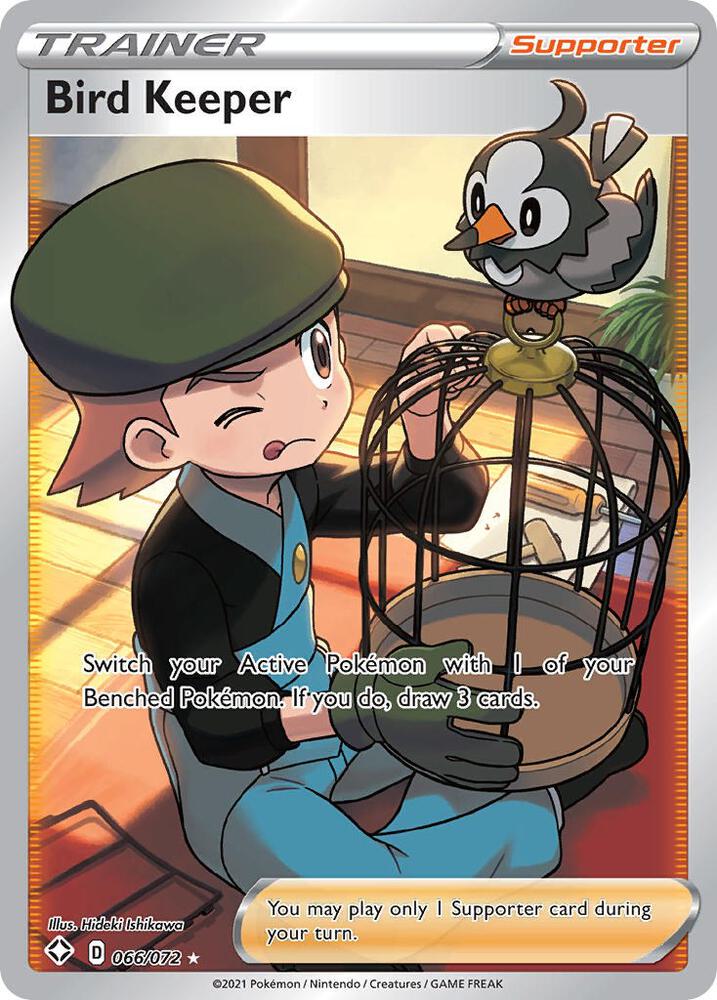 Bird Keeper (Full Art) #066/072 - Shining Fates - Near Mint