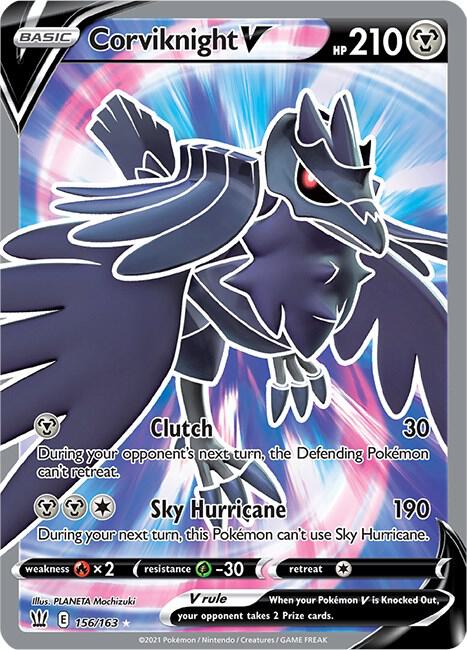 Corviknight V (Full Art) #156/163 - SWSH05: Battle Styles - Near Mint