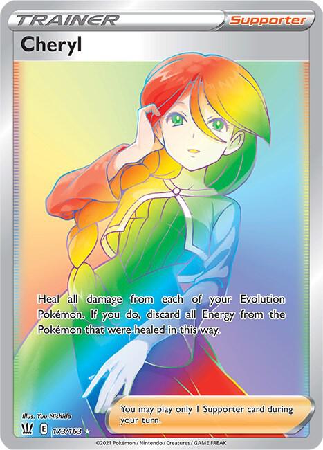 Cheryl (Secret) #173/163 - SWSH05: Battle Styles - Near Mint