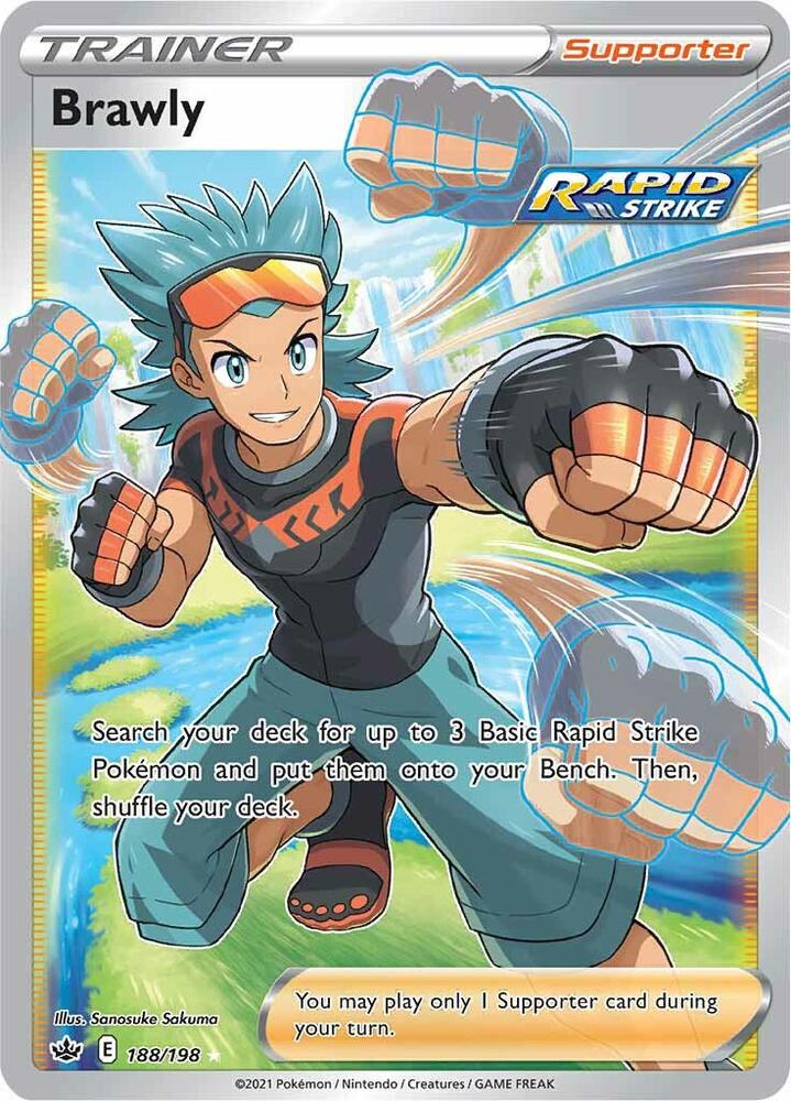 Brawly (Full Art) #188/198 - SWSH06: Chilling Reign - Near Mint