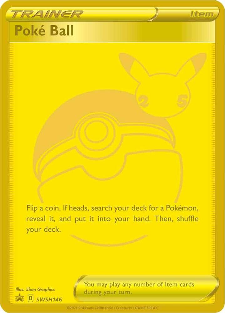 Poke Ball #SWSH146 - SWSH: Sword & Shield Promo Cards - Near Mint