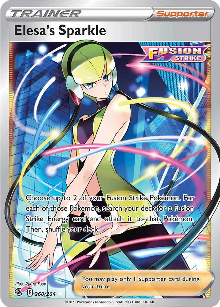 Elesa's Sparkle (Full Art) #260/264 - SWSH08: Fusion Strike - Near Mint
