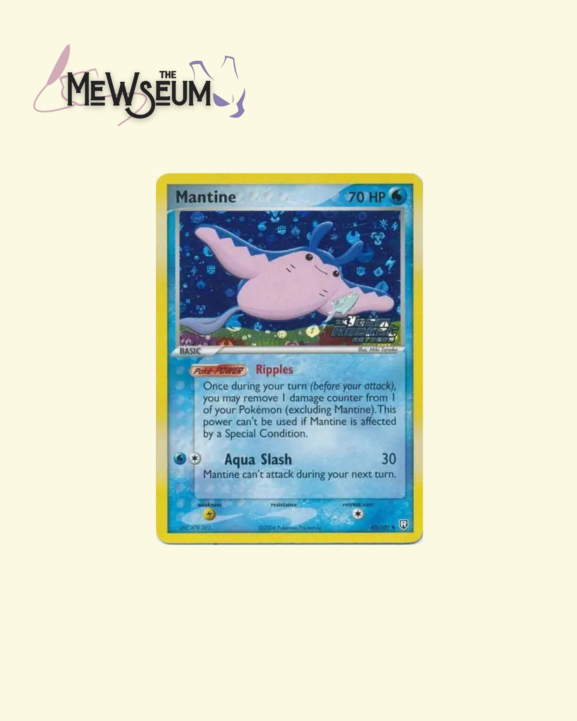 (MP) Mantine - Team Rocket Returns (RR)