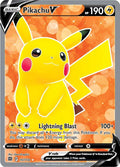 Pikachu V (Full Art) #157/172 - SWSH09: Brilliant Stars - Near Mint