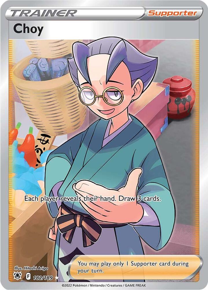 Choy (Full Art) #182/189 - SWSH10: Astral Radiance - Near Mint