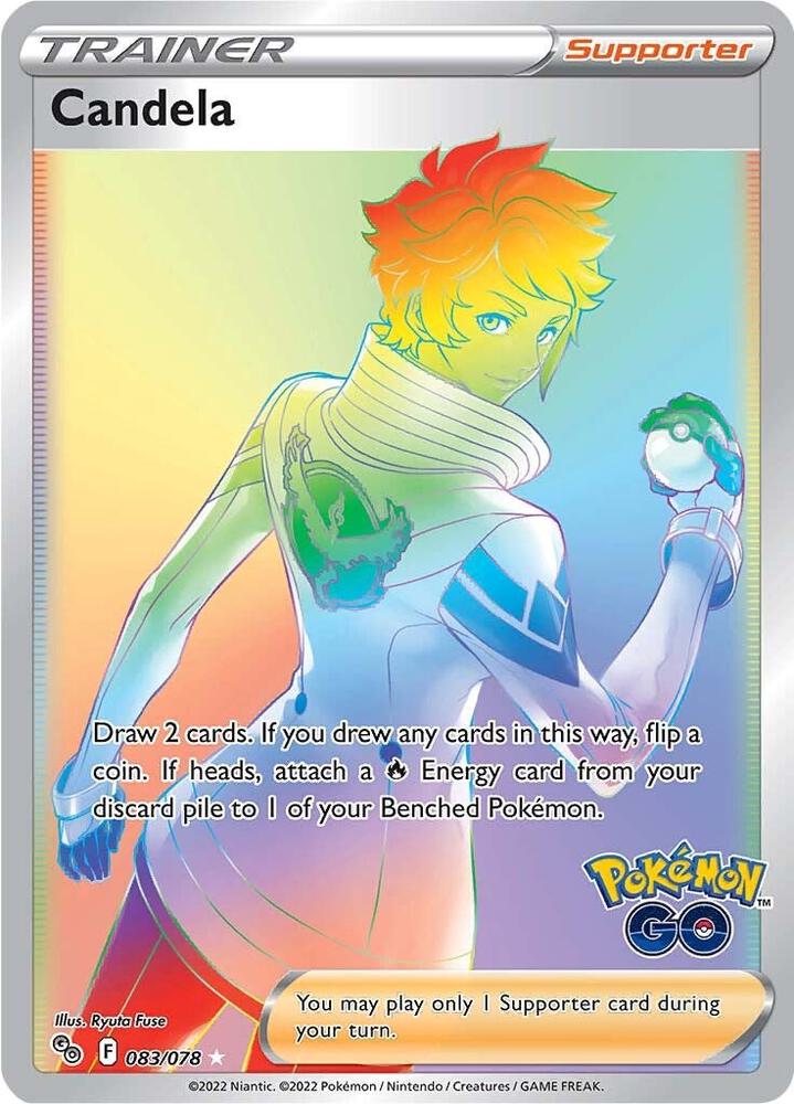 Candela (Secret) #083/078 - Pokemon GO - Near Mint
