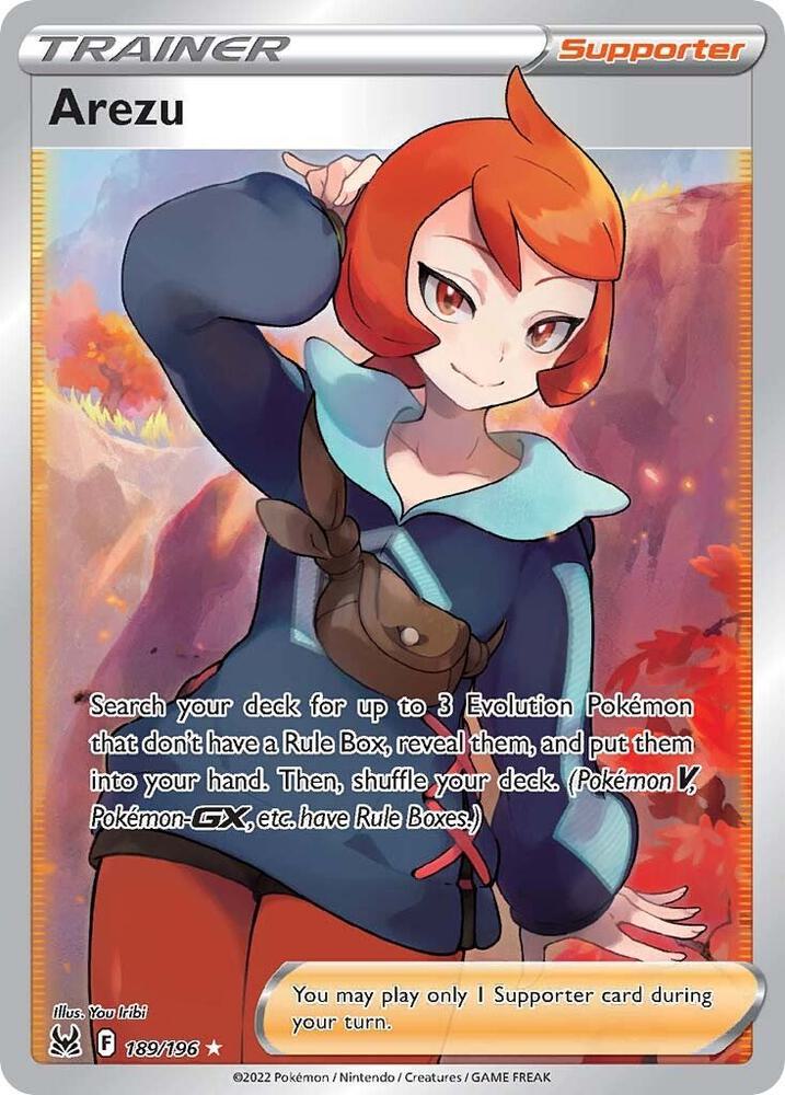 Arezu (Full Art) #189/196 - SWSH11: Lost Origin - Near Mint