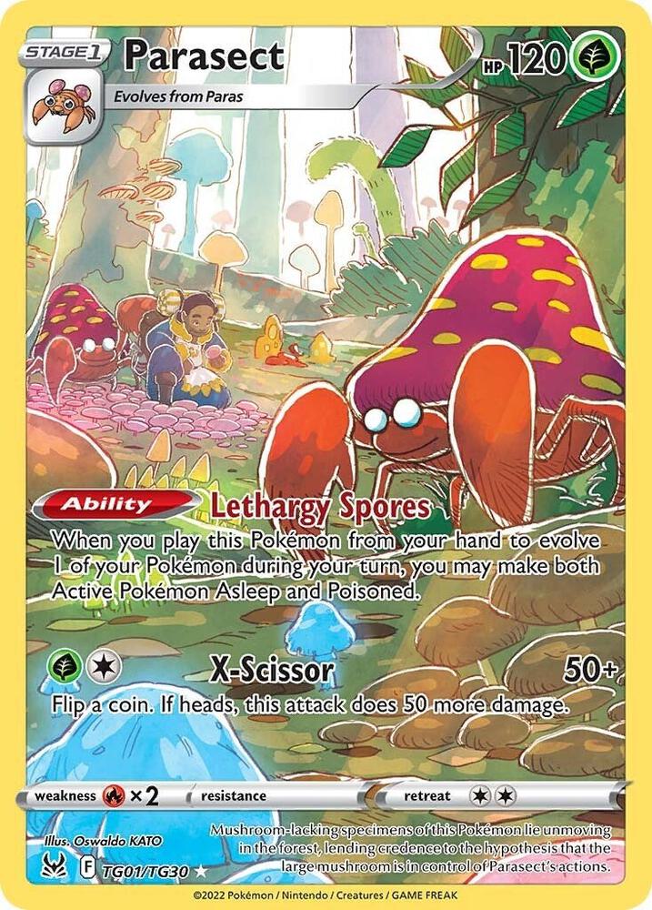 Parasect #TG01/TG30 - SWSH11: Lost Origin Trainer Gallery - Near Mint