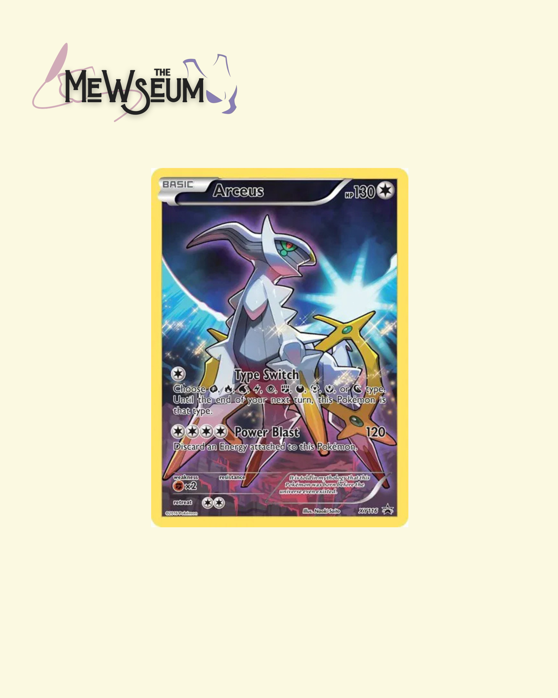 Arceus - XY116 - XY Promos (PR)