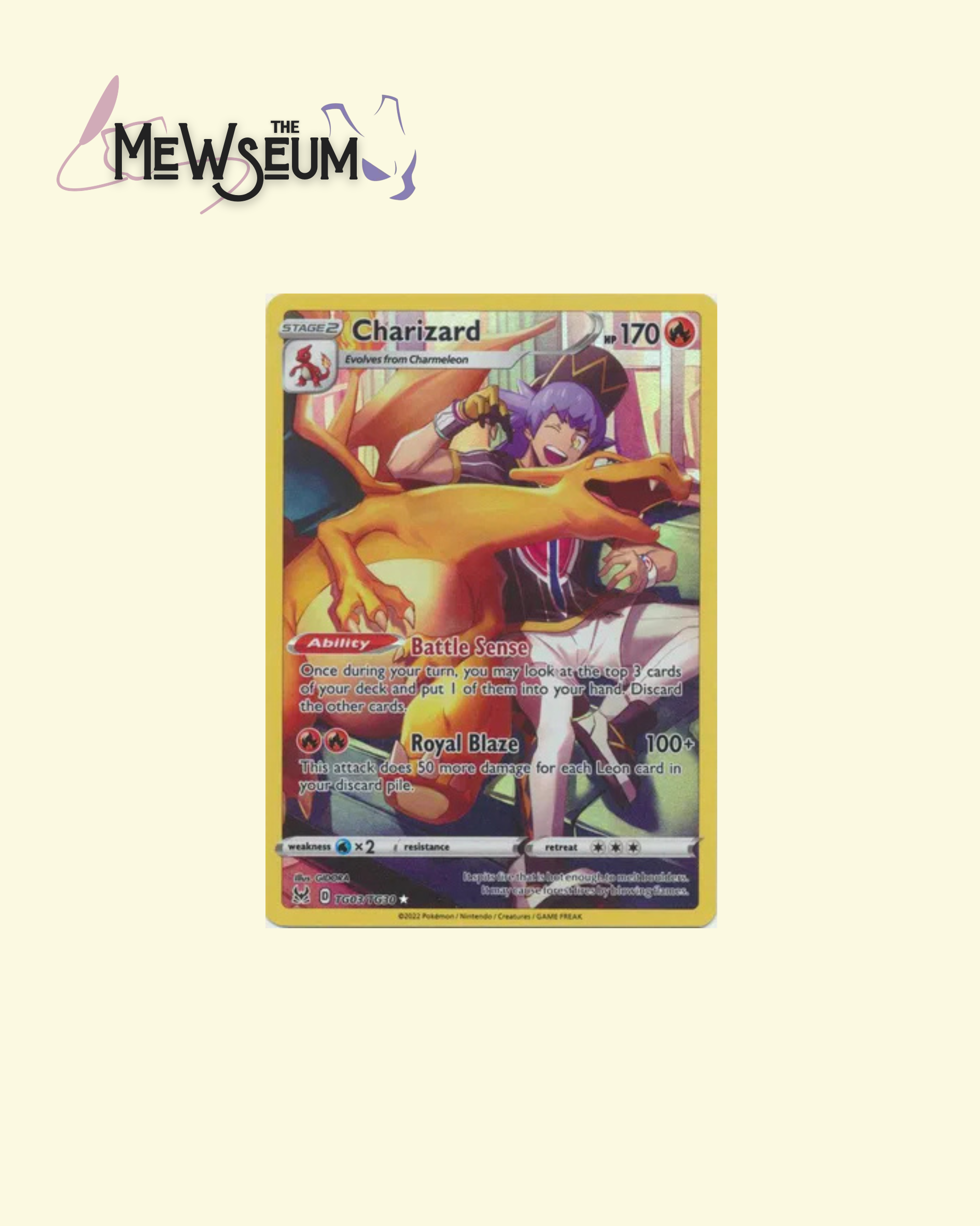 Charizard - SWSH11: Lost Origin Trainer Gallery (SWSH11: TG)