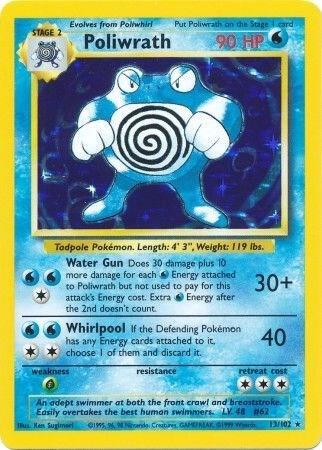 Poliwrath #013/102 - Base Set - Lightly Played