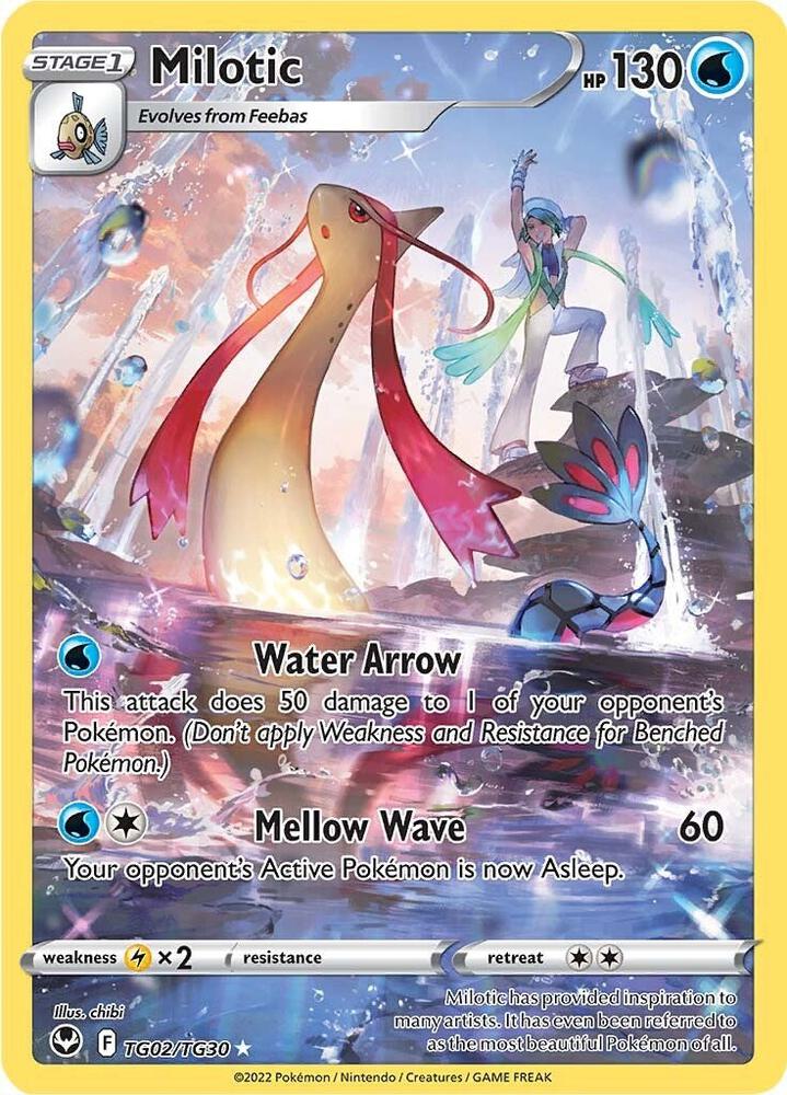 Milotic #TG02/TG30 - SWSH12: Silver Tempest Trainer Gallery - Near Mint