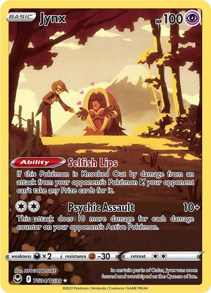 Jynx #TG04/TG30 - SWSH12: Silver Tempest Trainer Gallery - Near Mint