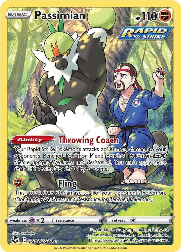 Passimian #TG08/TG30 - SWSH12: Silver Tempest Trainer Gallery - Near Mint