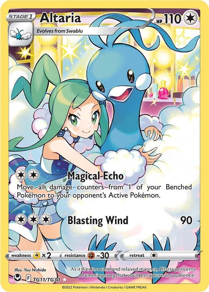 Altaria #TG11/TG30 - SWSH12: Silver Tempest Trainer Gallery - Near Mint