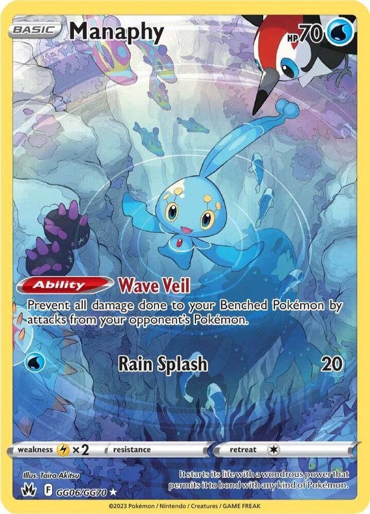 Manaphy #GG06/GG70 - Crown Zenith: Galarian Gallery - Near Mint