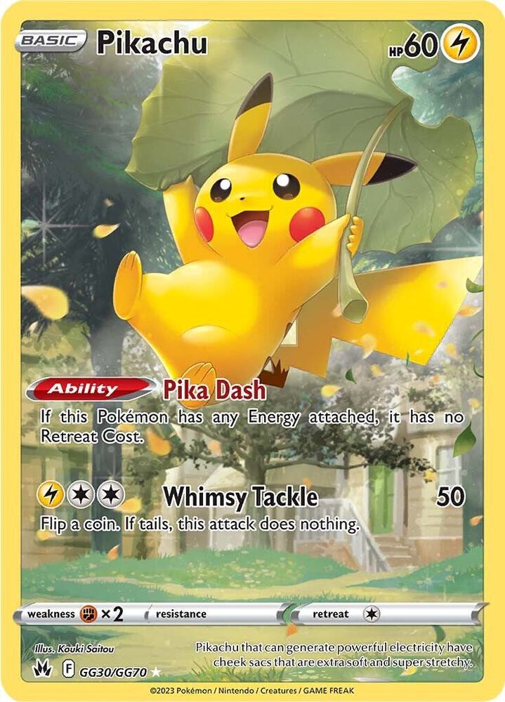 Pikachu #GG30/GG70 - Crown Zenith: Galarian Gallery - Near Mint