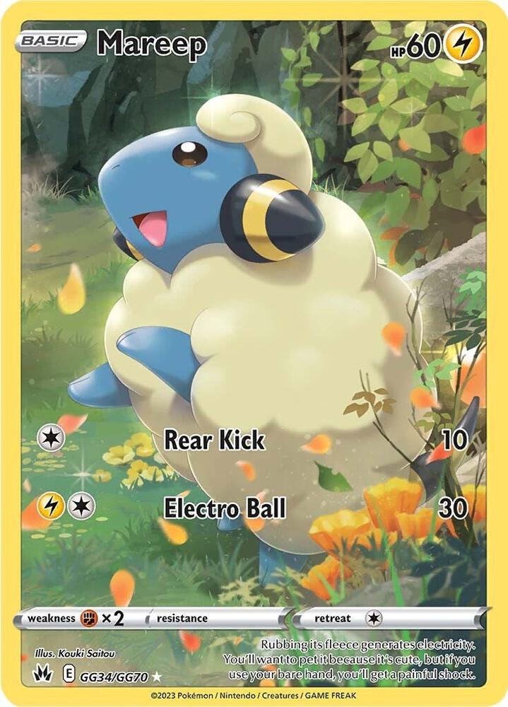 Mareep #GG34/GG70 - Crown Zenith: Galarian Gallery - Near Mint