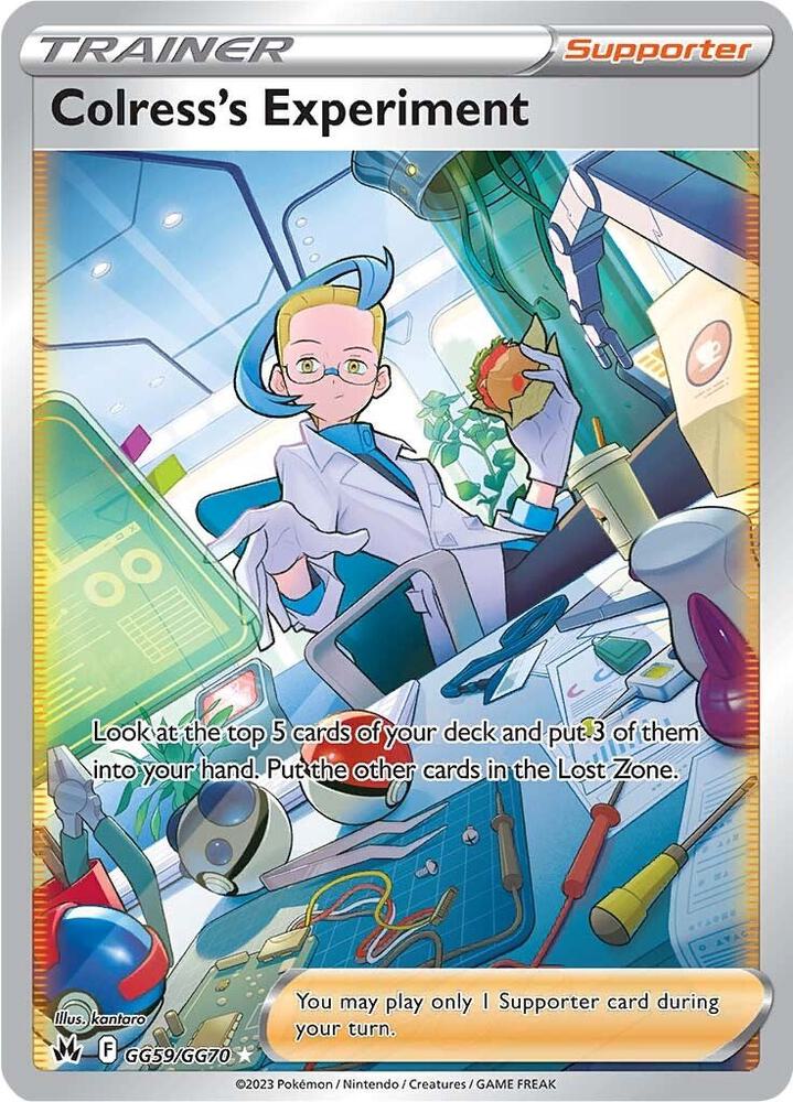 Colress's Experiment #GG59/GG70 - Crown Zenith: Galarian Gallery - Near Mint