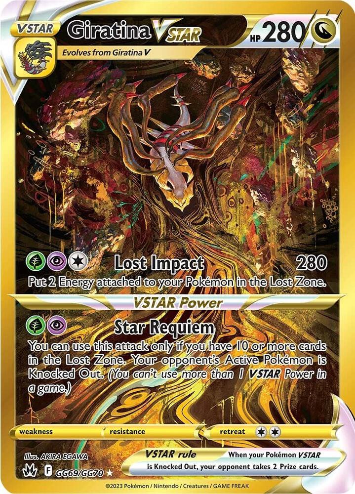 Giratina VSTAR (Secret) #GG69/GG70 - Crown Zenith: Galarian Gallery - Near Mint