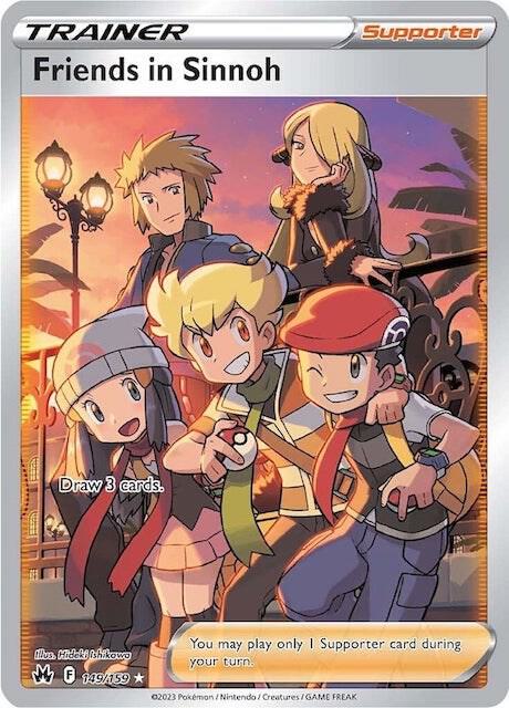 Friends in Sinnoh (Full Art) #149/159 - Crown Zenith - Near Mint