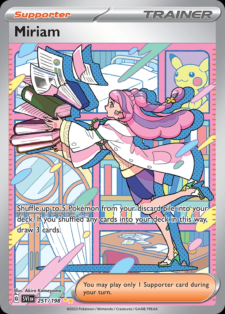 Miriam #251/198 - SV01: Scarlet & Violet Base Set - PSA 10