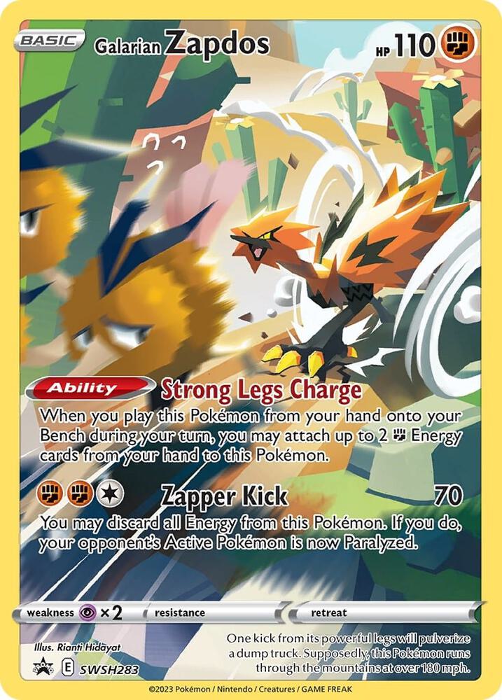 Galarian Zapdos #SWSH283 - SWSH: Sword & Shield Promo Cards - Near Mint