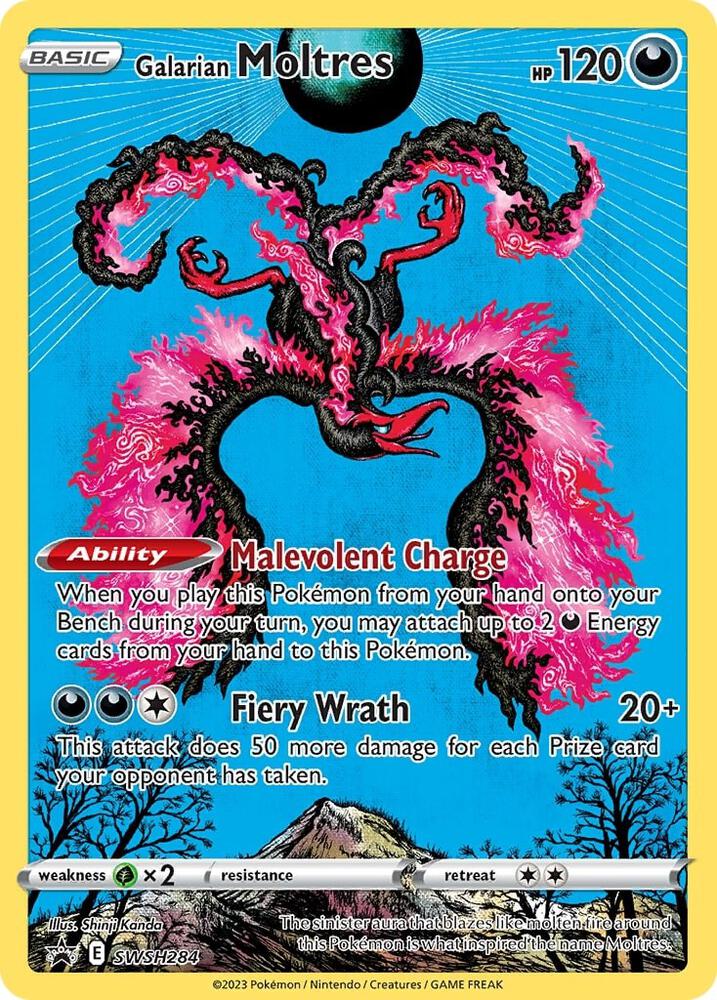 Galarian Moltres #SWSH284 - SWSH: Sword & Shield Promo Cards - Near Mint