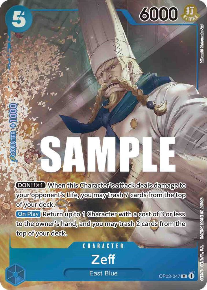 Zeff (Alternate Art) #OP03-047 - Pillars of Strength - Near Mint