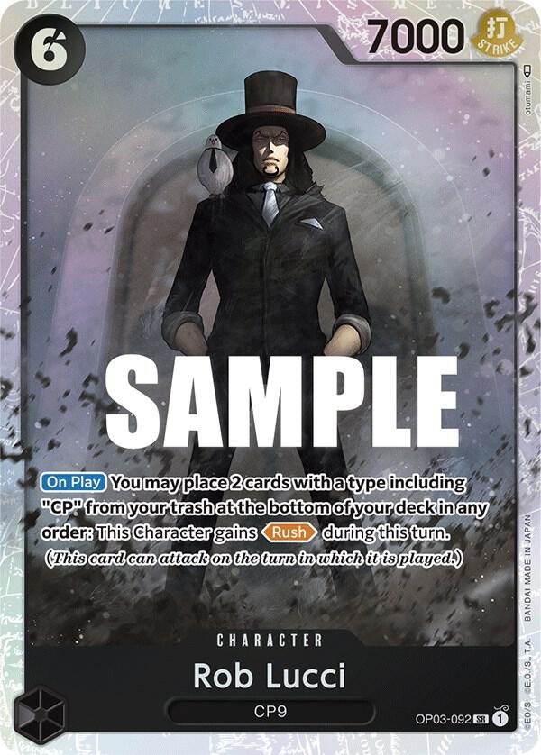 Rob Lucci #OP03-092 - Pillars of Strength - Near Mint