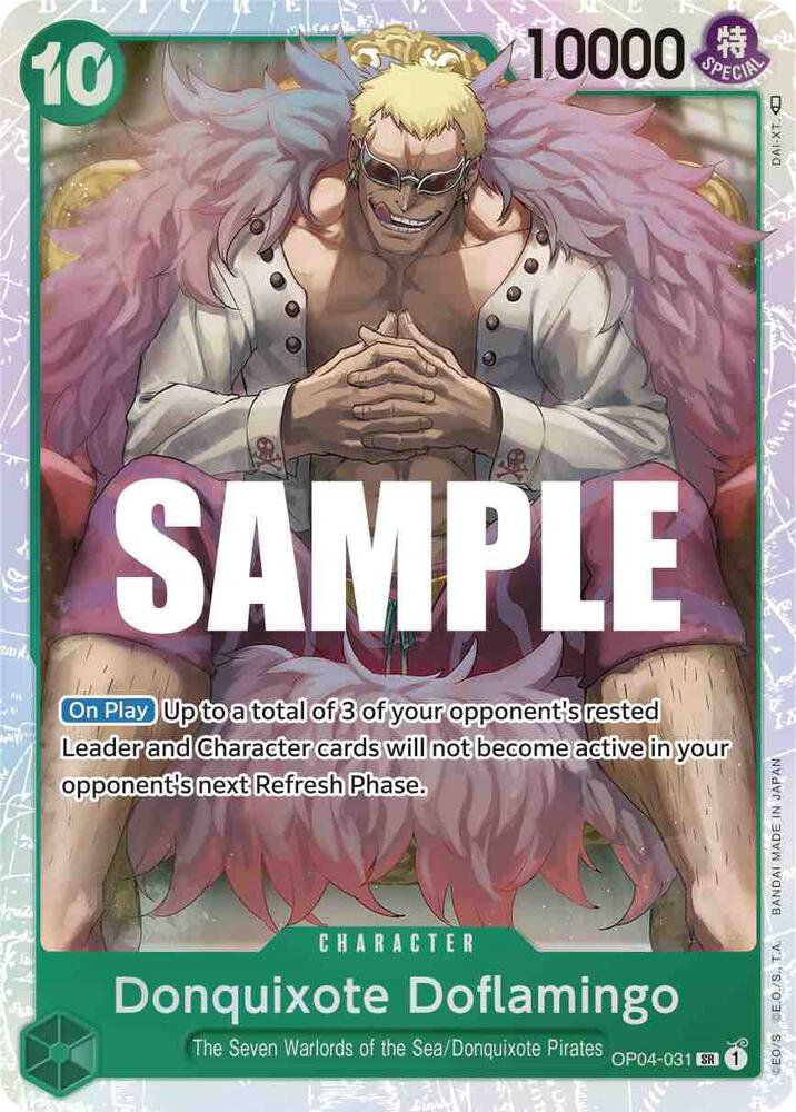 Donquixote Doflamingo #OP04-031 - Kingdoms of Intrigue - Near Mint