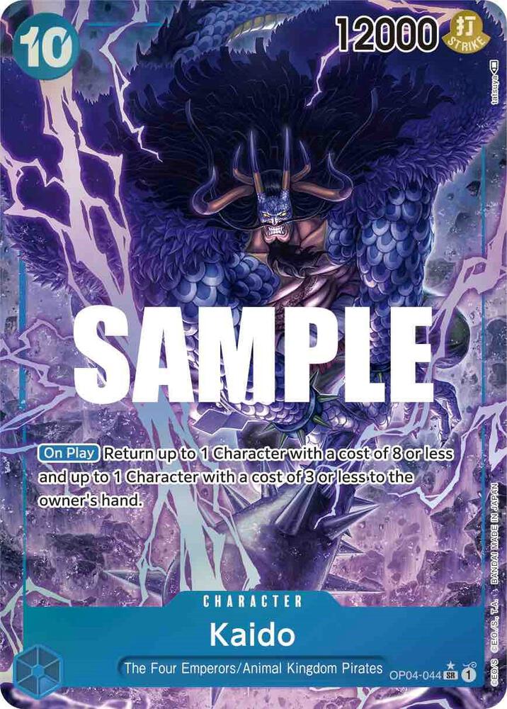 Kaido (Alternate Art) #OP04-044 - Kingdoms of Intrigue - Near Mint