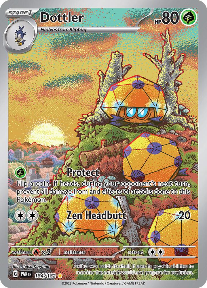 Dottler #184/182 - SV04: Paradox Rift - Near Mint