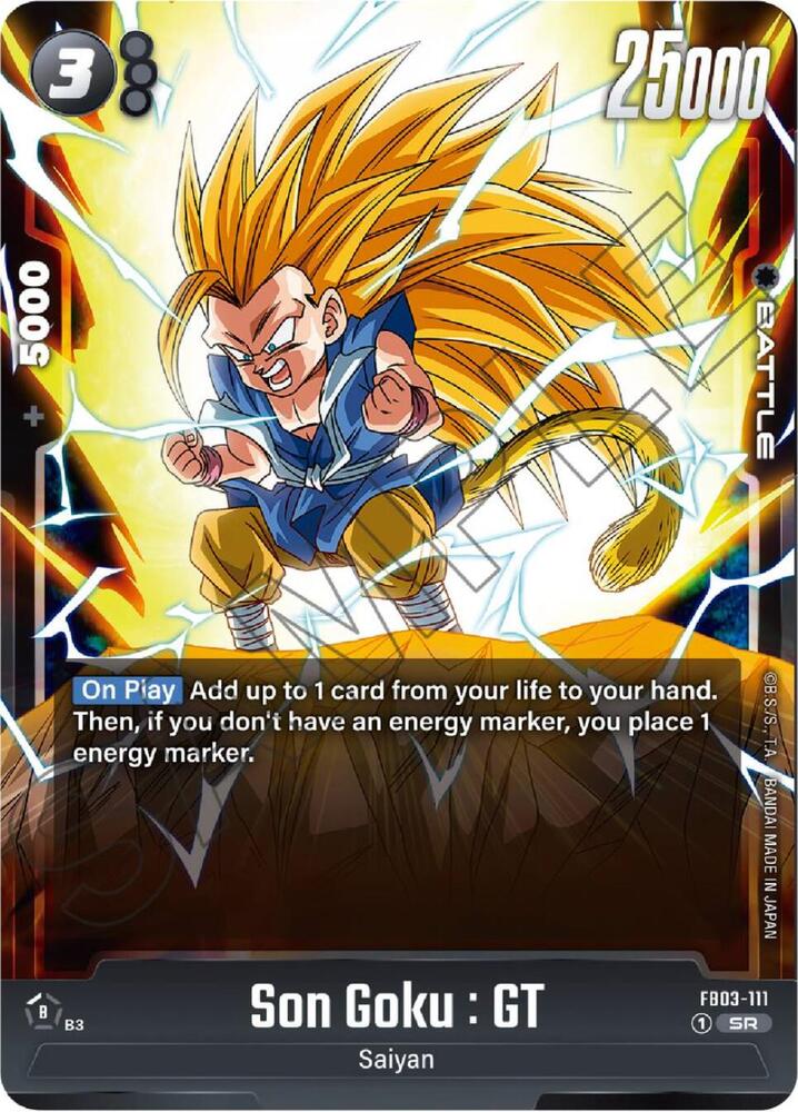 Son Goku : GT #FB03-111 - Raging Roar - Near Mint