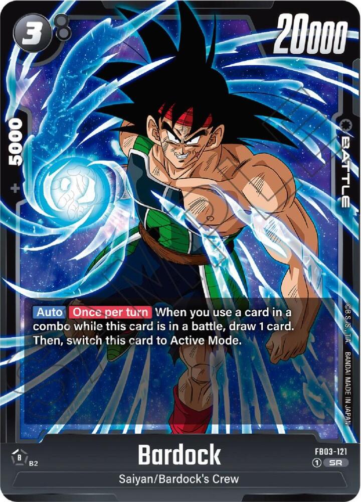 Bardock #FB03-121 - Raging Roar - Near Mint