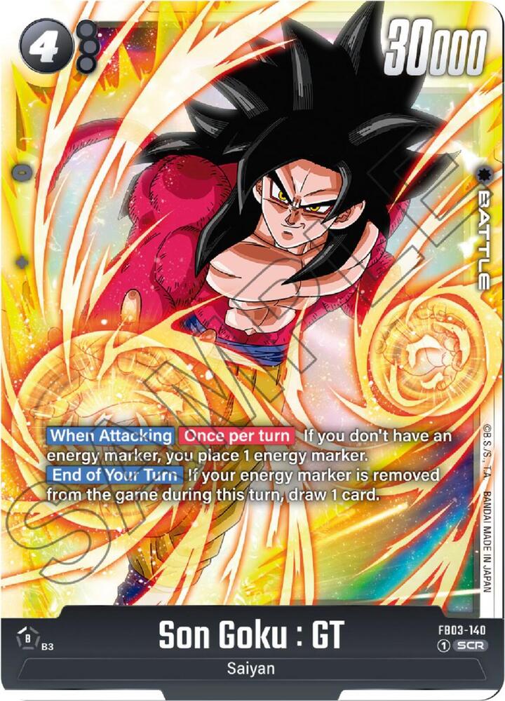 Son Goku : GT #FB03-140 - Raging Roar - Near Mint