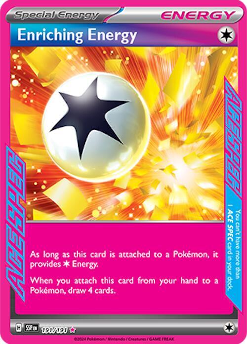Enriching Energy #191/191 - SV08: Surging Sparks - Near Mint