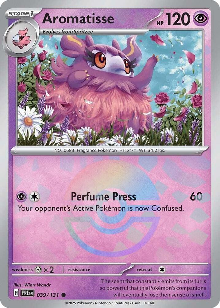 Aromatisse (Poke Ball Pattern) #039/131 - SV: Prismatic Evolutions - Near Mint