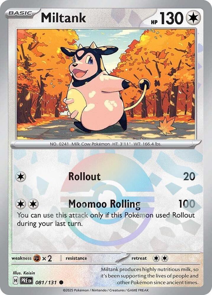 Miltank (Poke Ball Pattern) #081/131 - SV: Prismatic Evolutions - Near Mint