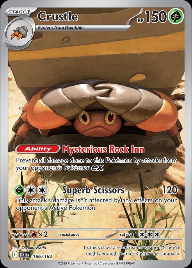 Crustle #186/182 - SV10: Destined Rivals - Near Mint