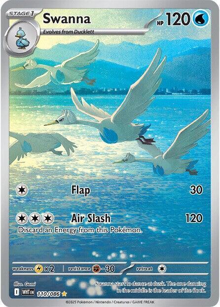 Swanna #110/086 - SV: White Flare - Near Mint